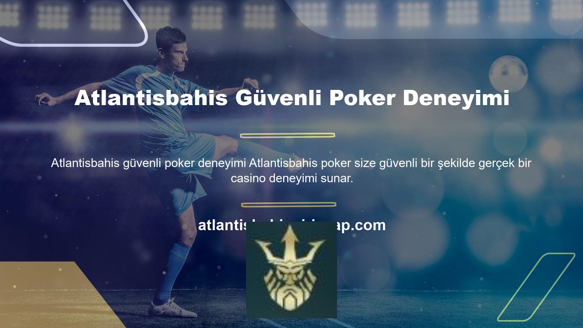 Sitenin poker teklifleri, sektördeki en zorlu poker oyunlarında elinizi deneme şansı verir